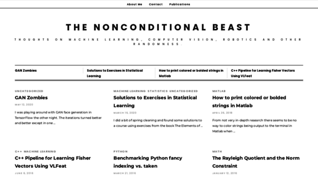 nonconditional.com