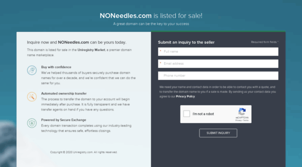 noneedles.com