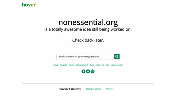 nonessential.org