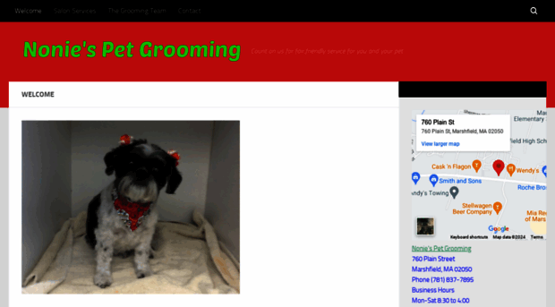 noniespetgrooming.com