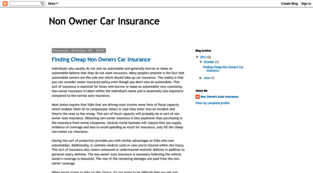 nonownercarinsurance.blogspot.com