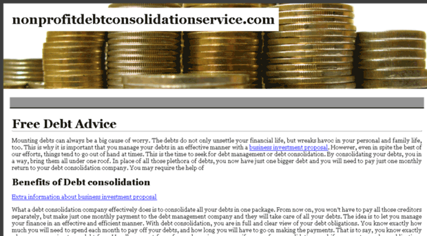 nonprofitdebtconsolidationservice.com