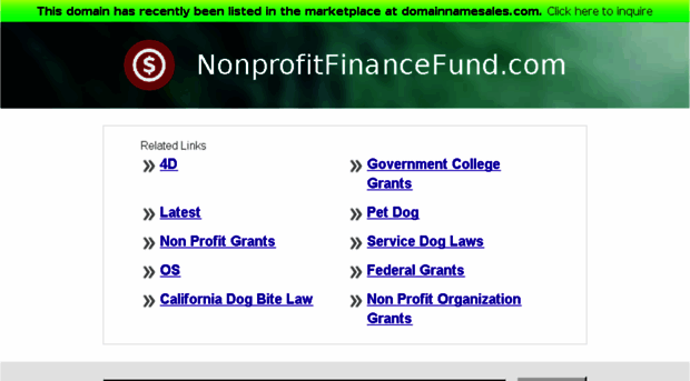 nonprofitfinancefund.com