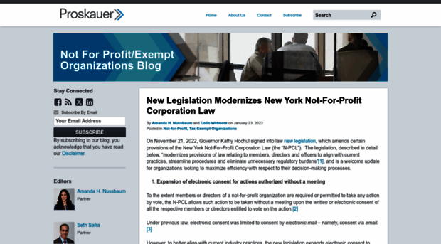 nonprofitlaw.proskauer.com