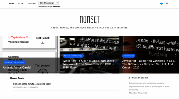 nonset.com