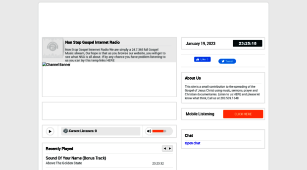 nonstopgospel.radiostream321.com