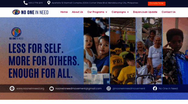 nooneinneed.org
