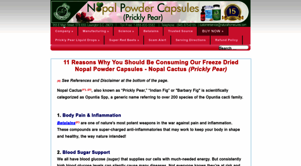 nopalpowdercapsules.net