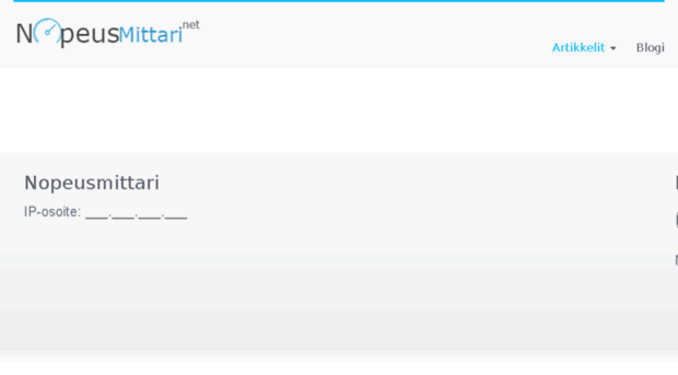 nopeusmittari.net