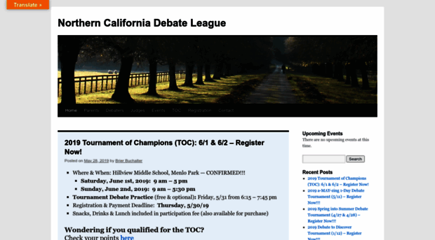 norcaldebateleague.org