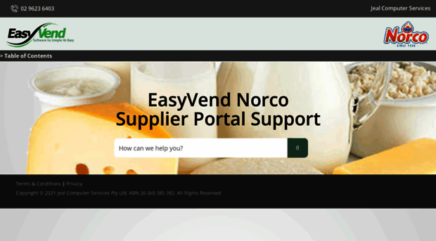 norcodoc.easyvend.com.au