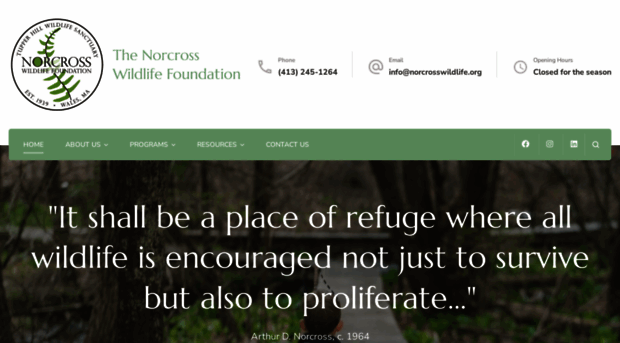 norcrosswildlife.org