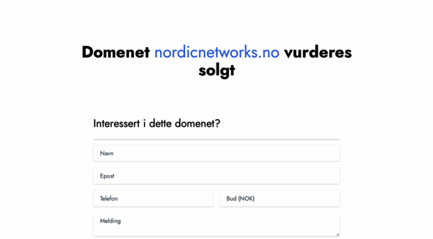 nordicnetworks.no