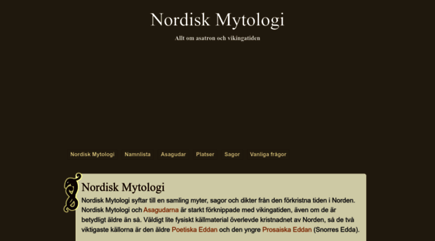 nordiskmytologi.se