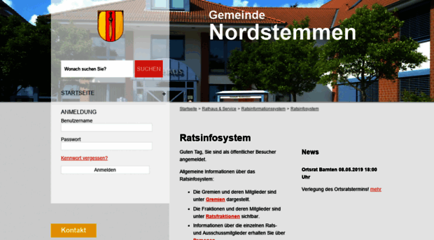 nordstemmen.ratsinfomanagement.net