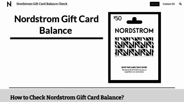 nordstromgiftcardbalance.com