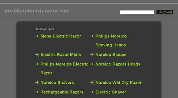 norelcoelectricrazor.net