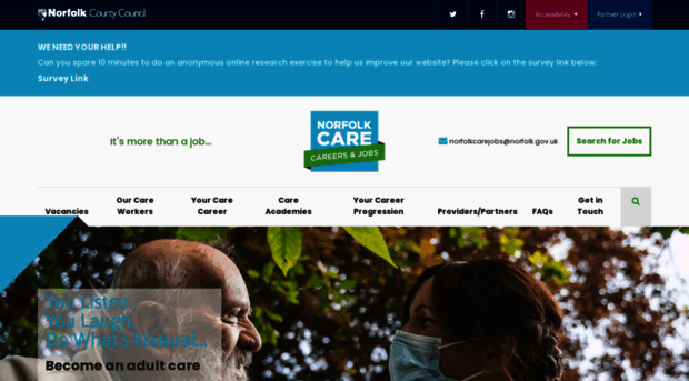 norfolkcarecareers.co.uk