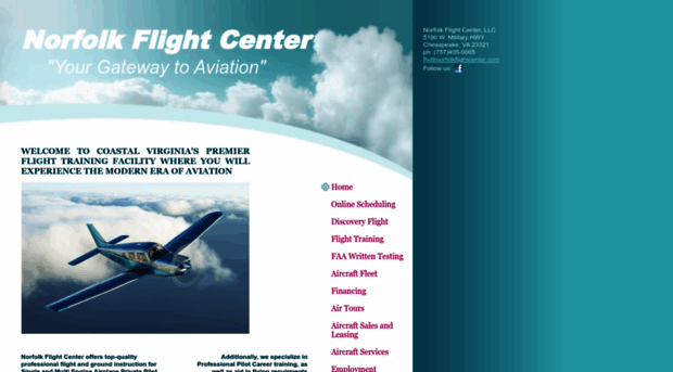 norfolkflightcenter.com