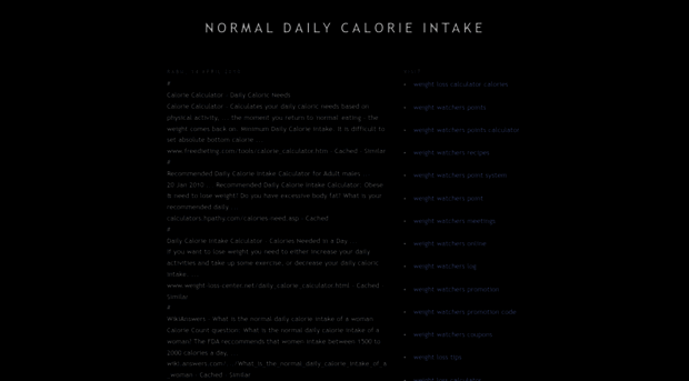 normaldailycalorieintake.blogspot.com