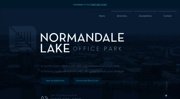 normandalelakeofficepark.com