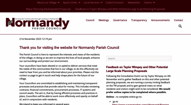 normandyparishcouncil.gov.uk