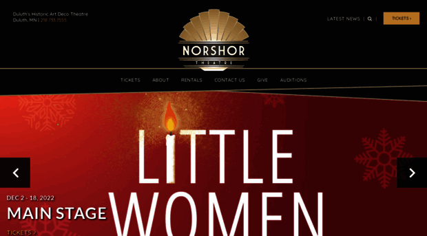 norshortheatre.com