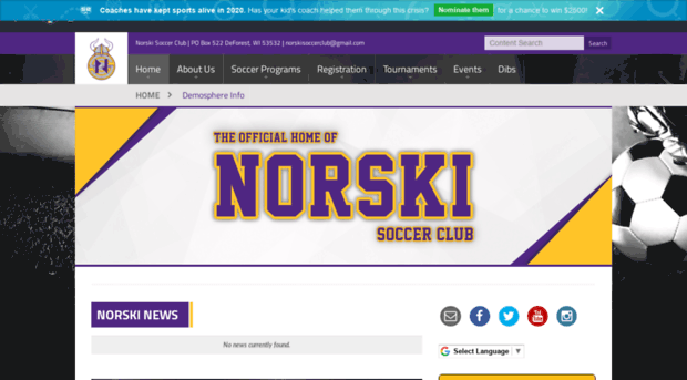 norskisoccerclub.org