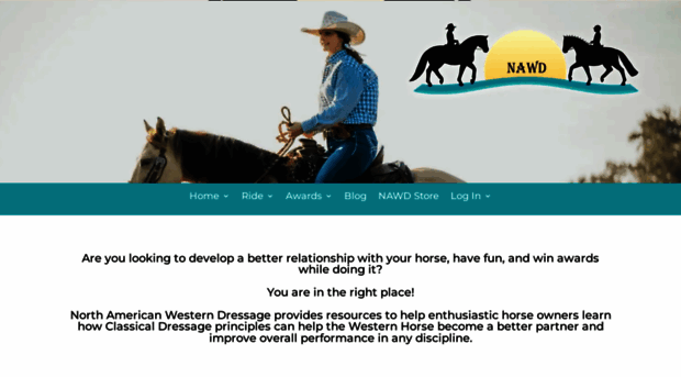 northamericanwesterndressage.com