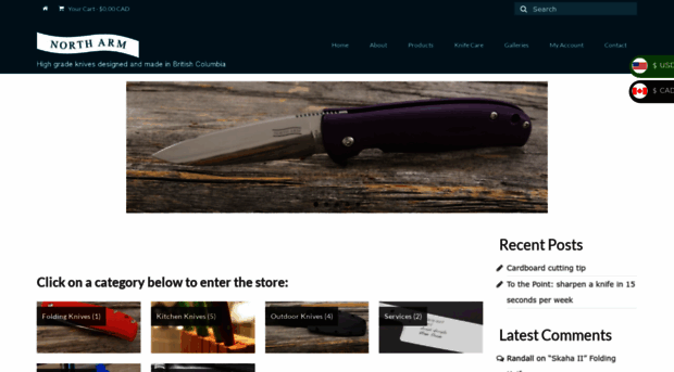 northarmknives.com