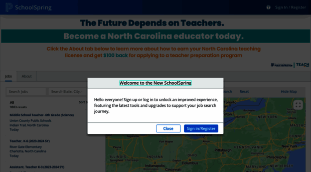 northcarolina.schoolspring.com