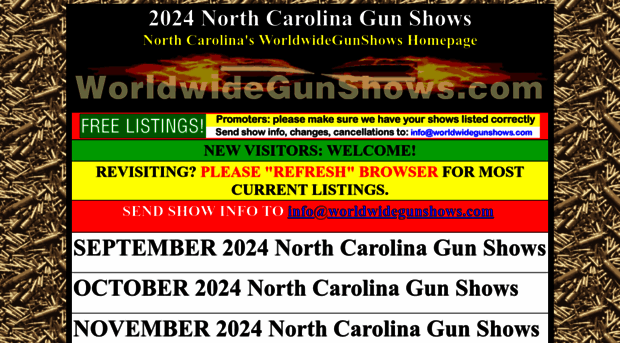 northcarolinagunshows.net