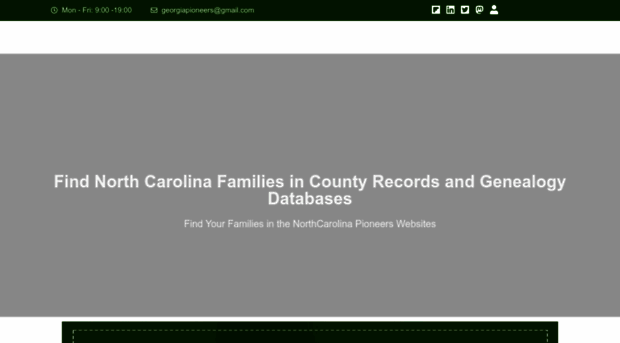 northcarolinapioneers.com