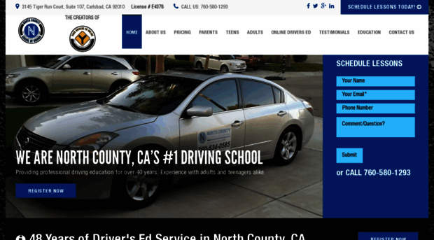 northcountyschoolofdriving.com