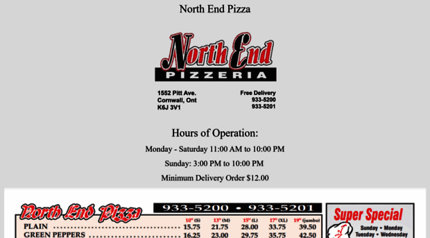 northendpizza.ca