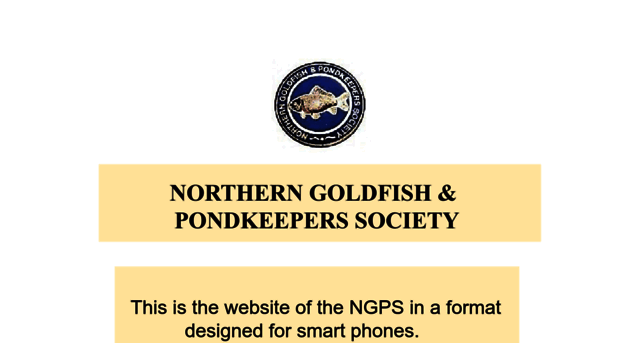 northerngoldfishsociety.com
