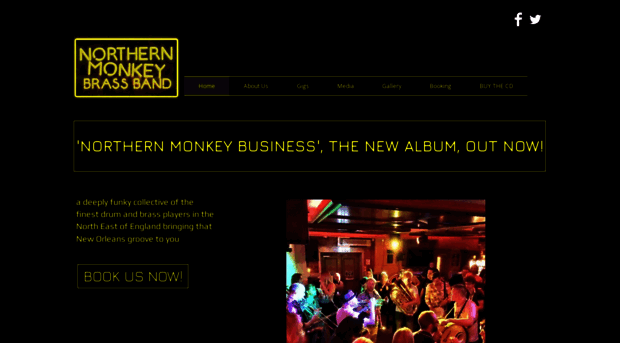 northernmonkeybrassband.com