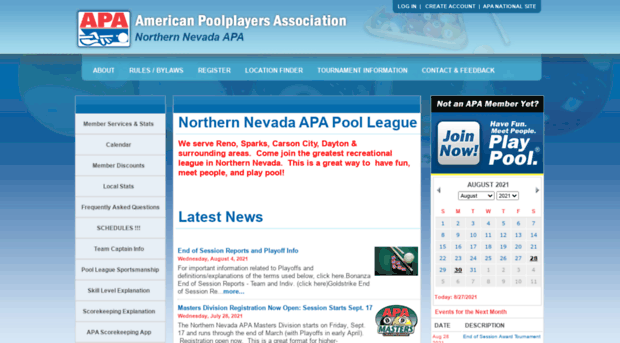 northernnevada.apaleagues.com