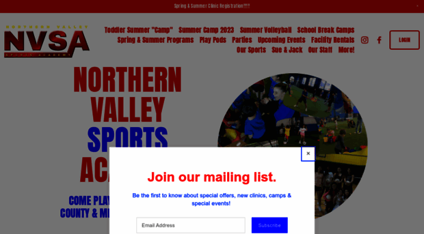 northernvalleysportsacademy.com