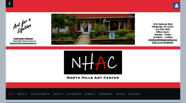 northhillsartcenter.com