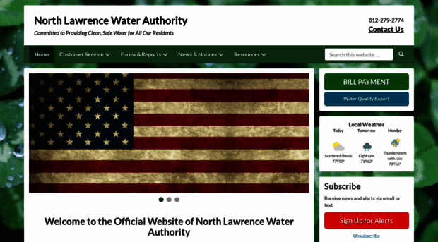 northlawrencewater.com