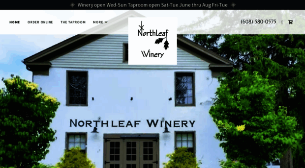 northleafwinery.com