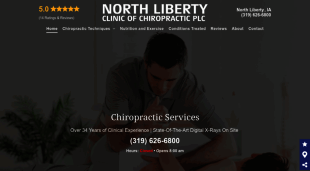 northlibertyclinicofchiropractic.com