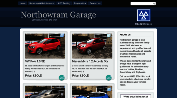 northowram-garage.co.uk