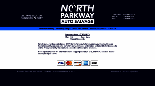 northparkwayautosalvage.com