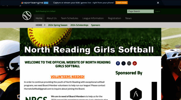 northreadingsoftball.com