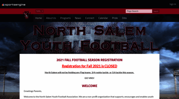 northsalemyouthfootball.com