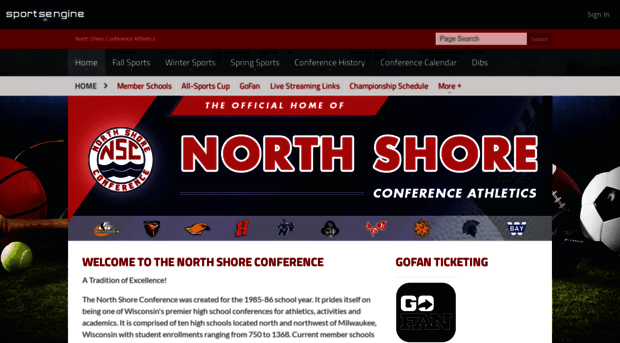 northshoreconference.com