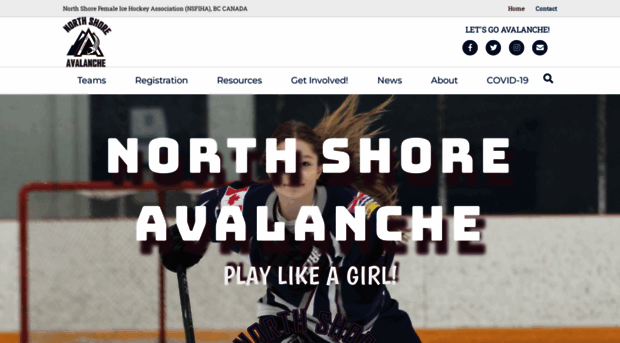 northshoregirlshockey.com