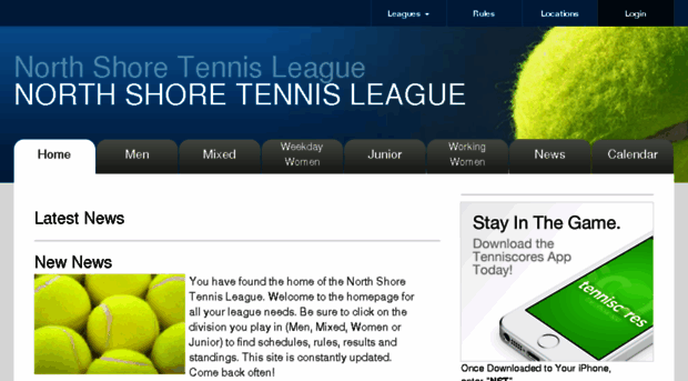 northshoretennisleague.net